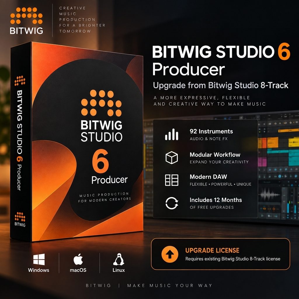 Bitwig Studio 6 Producer Upgrade