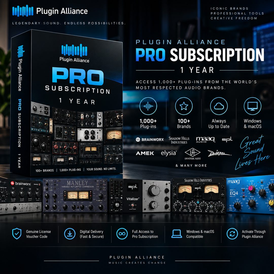 Plugin Alliance Pro Subscription — 1 Year